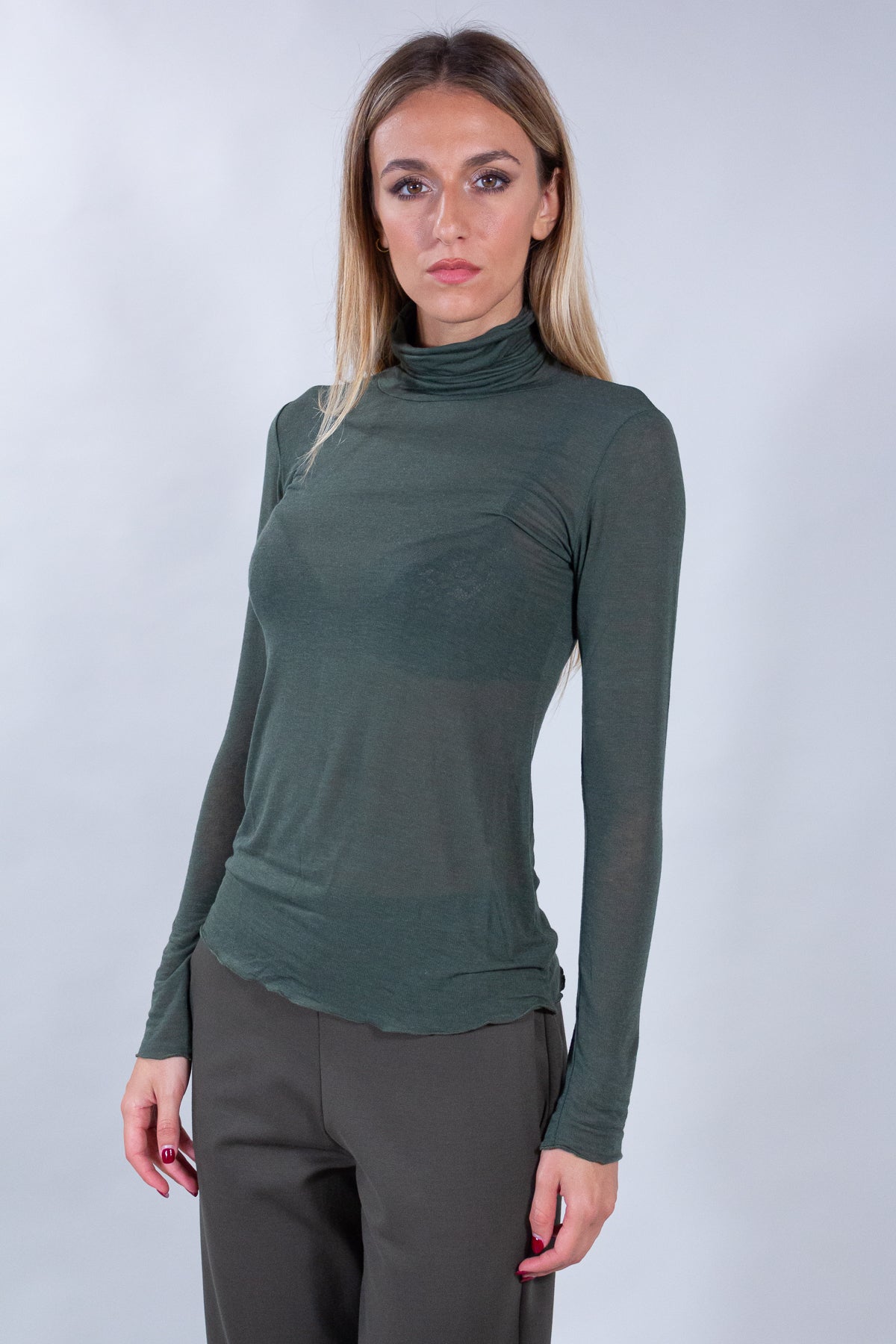 CASHMERE BLEND TURTLENECK