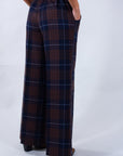 PANTALONE TARTAN LANA