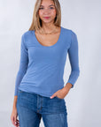 MAGLIA SCOLLATA MISTO CASHMERE