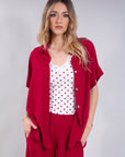 VISCOSE KIMONO SHIRT*