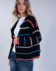 CARDIGAN RIGHE MULTICOLOR**