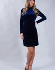 GLITTER VELVET DRESS***