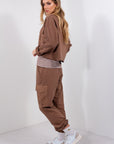 PANTALONE CARGO FELPA