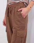 PANTALONE CARGO FELPA