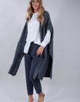 CARDIGAN LUNGO SPACCHI