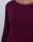 MAGLIA SLIM BORDO LUREX